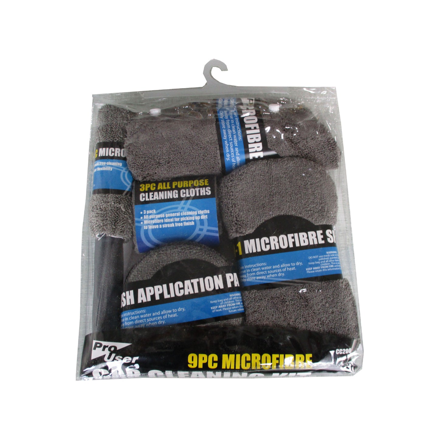 Nine-Piece All Purpose Car Wash Set