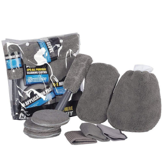 Nine-Piece All Purpose Car Wash Set