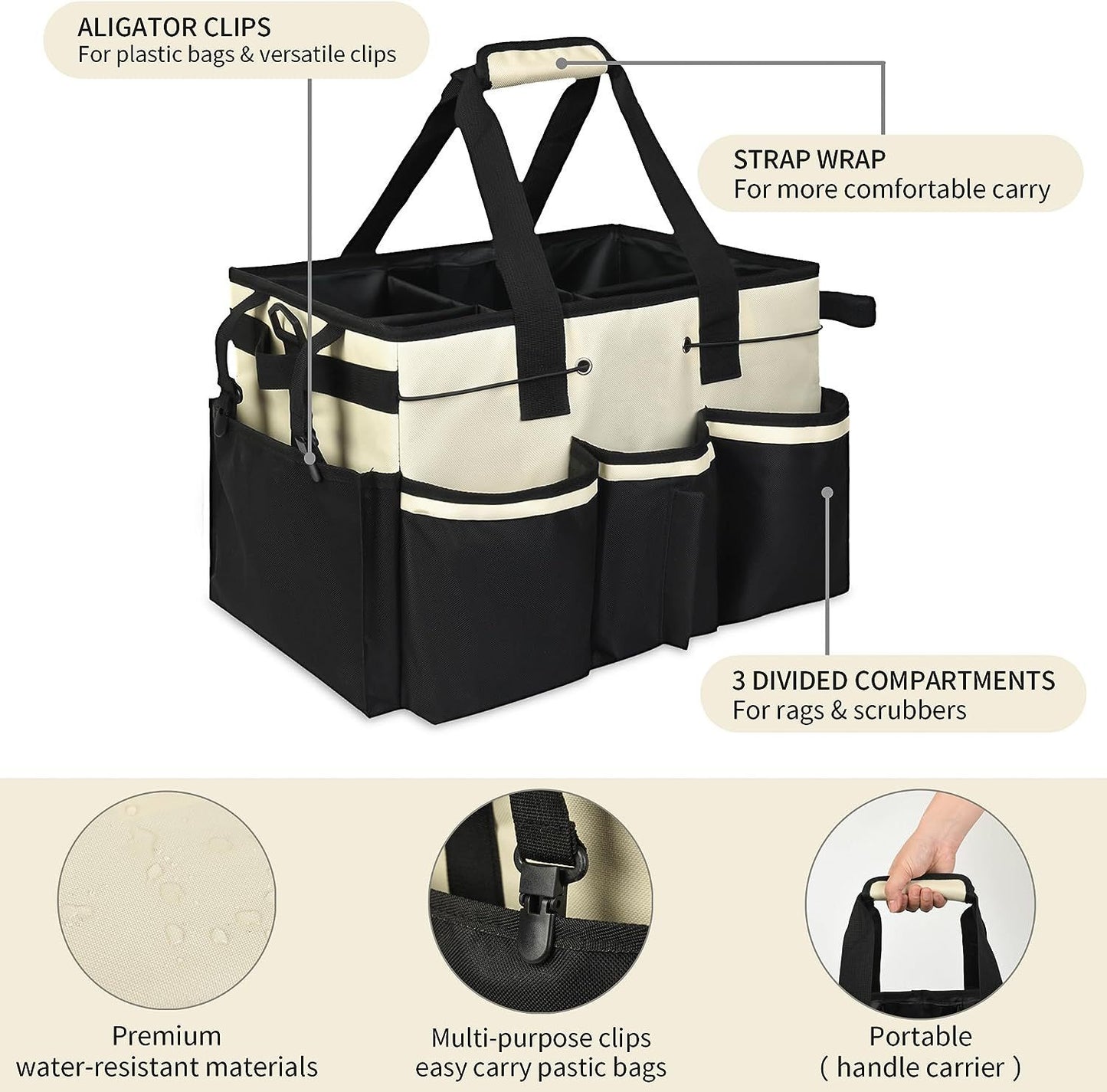 Large Wearable Cleaning Ditty Bag